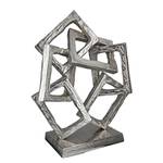 Dekoobjekt Square Aluminiumguss - Silber