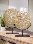 Decoratie Hive gegoten aluminium - goudkleurig - 31 x 42 cm