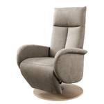 Fauteuil de relaxation Fewel Microfibre - Microfibre Taeko: Gris clair