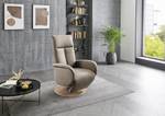 Fauteuil de relaxation Fewel Microfibre - Microfibre Taeko: Gris clair