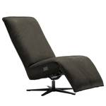 Fauteuil relax Barhal Aspect cuir vieilli - Tissu composite Bulan: Anthracite