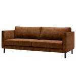 3-Sitzer Sofa Esquire Echtleder Fortesa: Braun