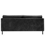 2,5-Sitzer Sofa Esquire Echtleder Fortesa: Schwarz