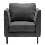 Fauteuil Esquire Cuir Fortesa: Noir