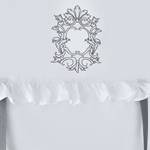 Raffgardine Siena Baumwolle - Weiß - 100 x 100 cm - 100 x 100 cm