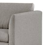 3-Sitzer Sofa Kayena Webstoff - Webstoff Lark: Braungrau - Schwarz