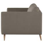 3-Sitzer Sofa Kayena Bouclé - Bouclé Stoff Eurona: Grau - Buche Hell