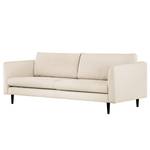 3-Sitzer Sofa Kayena Bouclé - Bouclé Stoff Eurona: Beige - Schwarz