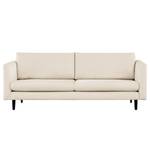 3-Sitzer Sofa Kayena Bouclé - Bouclé Stoff Eurona: Beige - Schwarz