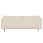 3-Sitzer Sofa Kayena Bouclé - Bouclé Stoff Eurona: Beige - Schwarz