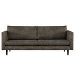 3-Sitzer Sofa Kayena Antiklederlook - Microfaser Priya: Anthrazit - Schwarz