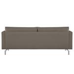 3-Sitzer Sofa Kayena Bouclé - Bouclé Stoff Eurona: Grau - Chrom glänzend