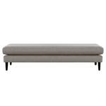 Banc repose-pieds Kayena Tissu - Velours Lark: Marron gris - Noir