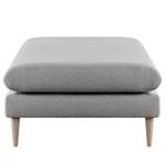 Panca e pouf Kayena Tessuto - Tessuto Inas: grigio platino - Faggio chiara