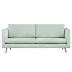 2-Sitzer Sofa Kayena Bouclé - Bouclé Stoff Eurona: Himmelblau - Buche Hell