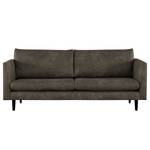 2-Sitzer Sofa Kayena Antiklederlook - Microfaser Priya: Anthrazit - Schwarz