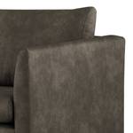 2-Sitzer Sofa Kayena Antiklederlook - Microfaser Priya: Anthrazit - Schwarz