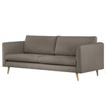 2-Sitzer Sofa Kayena Bouclé - Bouclé Stoff Eurona: Grau - Buche Hell