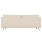 2-Sitzer Sofa Kayena Bouclé - Bouclé Stoff Eurona: Beige - Chrom glänzend