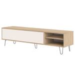 Tv-meubel Aero gecoate spaanplaat - eikenhouten look/beige - Beige / eikenhouten look