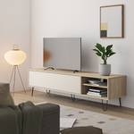 Tv-meubel Aero gecoate spaanplaat - eikenhouten look/beige - Beige / eikenhouten look