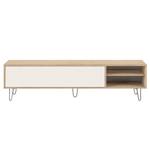 TV-Lowboard Aero Spanplatte, beschichtet - Eiche Dekor / Beige - Beige / Eiche Dekor