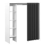 Armoire d’entrée Tom Blanc / Gris - Largeur : 123 cm