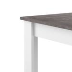 Eettafel Nice gecoate spaanplaat - wit/betonnen look - Wit/Concrete look