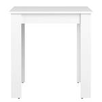 Table Nice Panneau aggloméré enduit - Blanc - Blanc