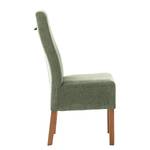 Chaise capitonnée Meyance Vert olive