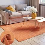 Tapis en laine Rana Laine de mouton - Rouge - 230 x 160 cm - Terre cuite - 230 x 160 cm