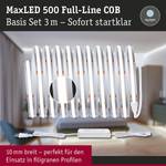 MaxLED-strip basisset 500 COB Daylight polyacryl - zilverkleurig - Breedte: 300 cm