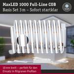 Striscia LED Basisset 1000 COB Daylight Poliacrilico - Argento - Larghezza: 300 cm