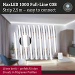MaxLED-Stripe 1000 COB Daylight Polyacryl - Silber