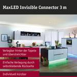 Connecteur MaxLED Invisible Polyacrylique - Blanc