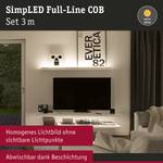 LED-strip Set SimpLED COB warmwit aluminium - wit - Breedte: 300 cm