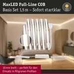 MaxLED-Stripe Basisset 500 COB Warmweiß Polyacryl - Silber - Breite: 150 cm