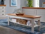 Banc en bois massif Noret Pin massif - Pin blanc / Pin couleur miel