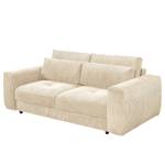 2,5-Sitzer Sofa Joseli Cordstoff Zuri: Creme