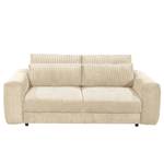 2,5-Sitzer Sofa Joseli Cordstoff Zuri: Creme