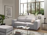 2,5-Sitzer Sofa Joseli Cordstoff Zuri: Silber