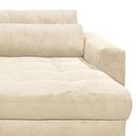 Big-Sofa Joseli Cordstoff Zuri: Creme