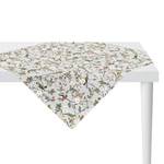 Nappe 5603 Coton / Polyester - Gris / Rouge - 100 x 100 cm - Gris / Rouge - 100 x 100 cm