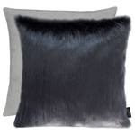 Coussin Lars Polyester / Polyacrylique - Gris / Noir - 45 x 45 cm - Gris / Noir - 45 x 45 cm