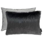 Coussin Lars Polyester / Polyacrylique - Gris / Noir - 45 x 35 cm - Gris / Noir - 35 x 45 cm