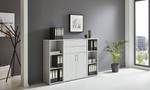 Armoire murale Avin - 3 éléments A Gris clair / Blanc mat