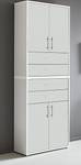 Armoire murale Avin - 2 éléments C Blanc / Blanc mat