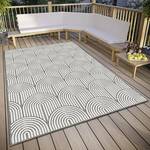 In-/Outdoor Wendeteppich Pangli Polypropylen - Silver White - 160 x 230 cm