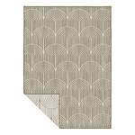 Tapis int. / ext. Pangli Polypropylène - Beige / Blanc - 120 x 170 cm