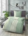 Parure de lit Hanerup Coton - Vert pistache - 135 x 200 cm / 80 x 80 cm - 135 x 200 cm + oreiller 80 x 80 cm